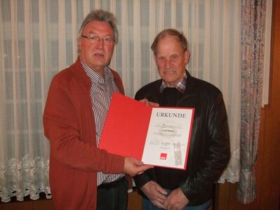 25 Jahre Mitgliedschaft in der SPD